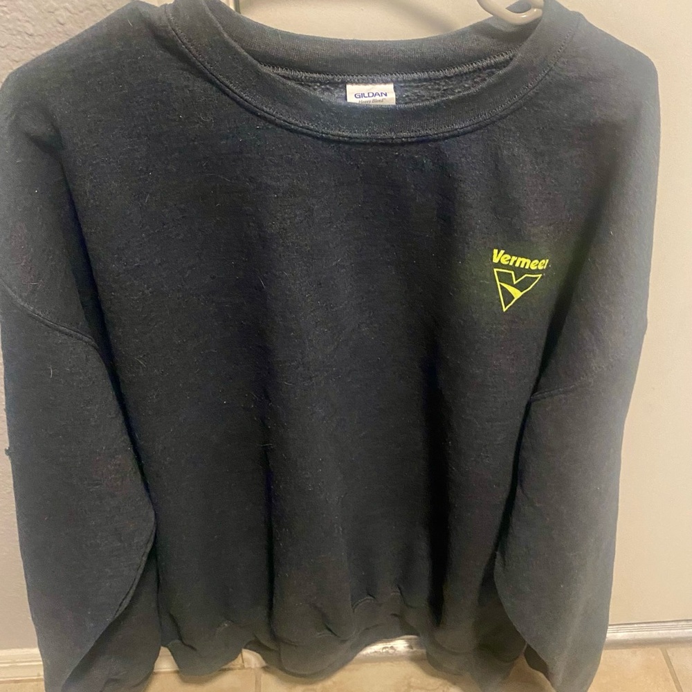 Black/Dark Grey Vermeer Crew Neck Sweatshirt in EXCELLENT CONDITION! - Sz XL 😊
